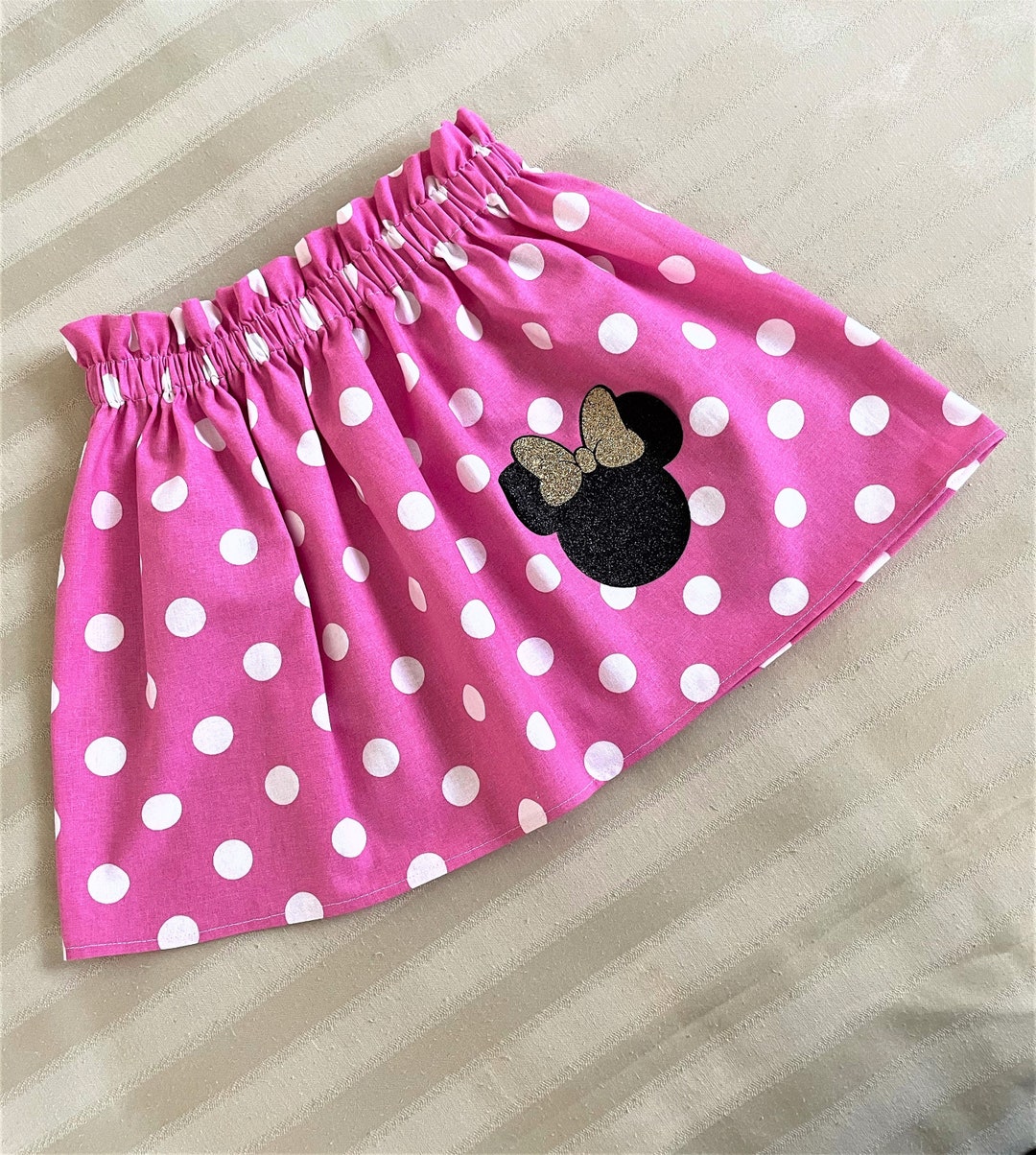 Minnie Mouse Skirt for Girls Minnie Pink Skirt Minnie Red Etsy