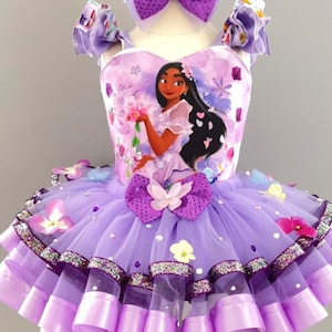 Isabela Kleid Encanto Geburtstagskleid für Kleinkinder, Isabella Madrigal