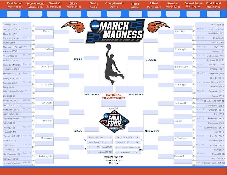 printable-march-madness-bracket-2022-mens-ncaa-bracket-mens-etsy