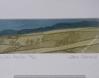 Big Low, Rainow - Original Etching Print