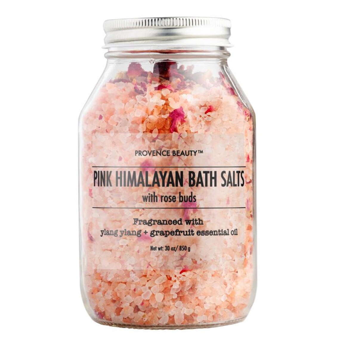 Provence Beauty Pink Himalayan Bath Salt with Rose Petals 30 Etsy