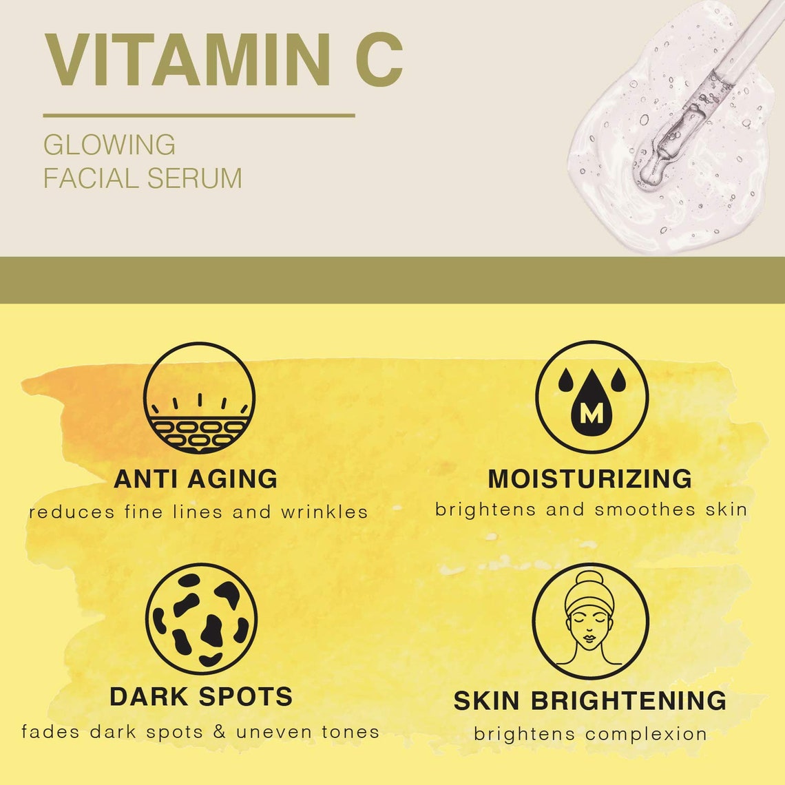 Provence Beauty 2 fl oz Vitamin C Facial Serum Etsy