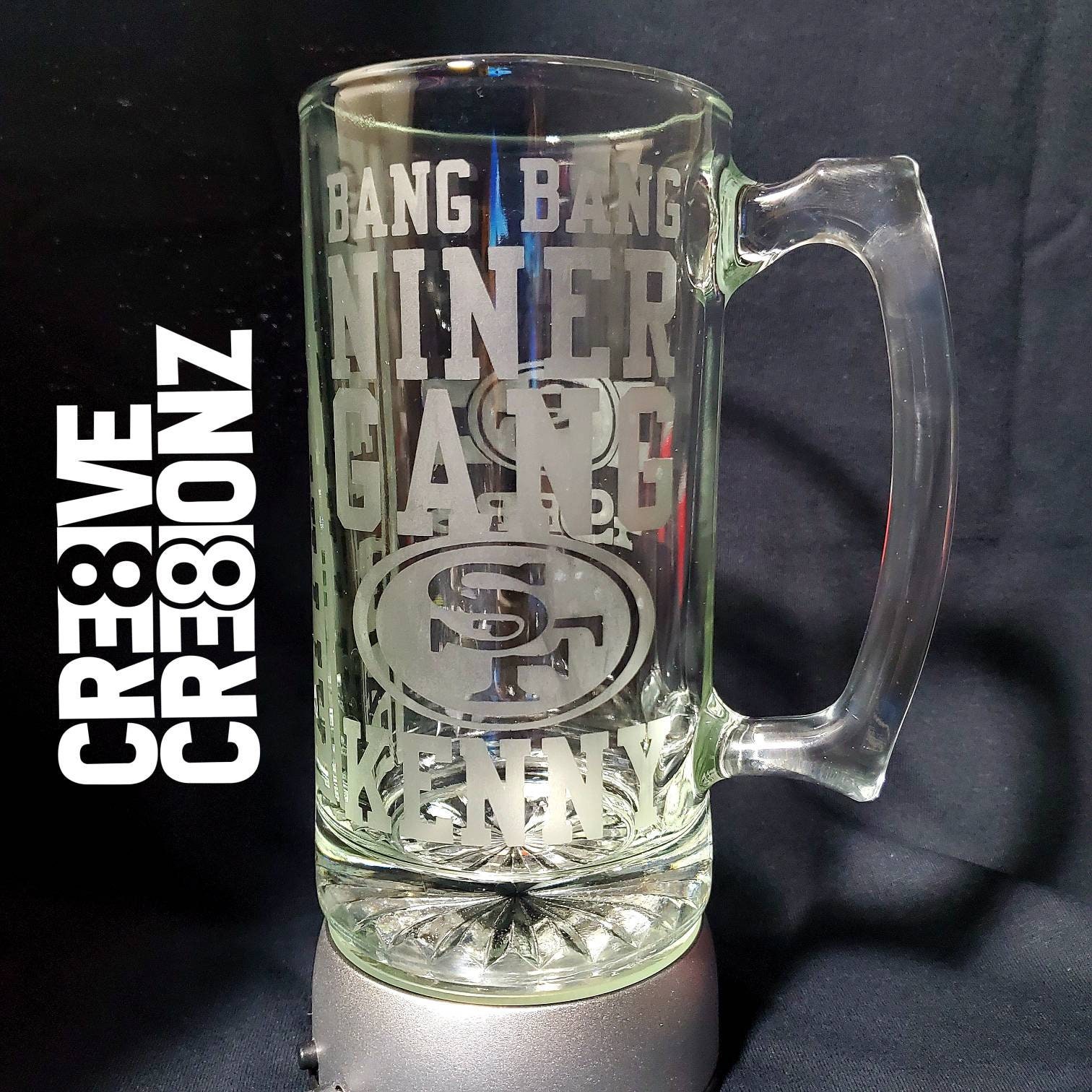 Personalized NFL Beer Mug NFL Etch Mug Etch 26.5 fl oz Mug Etsy