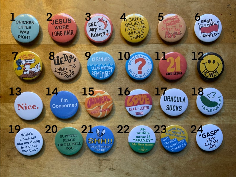 Odd Funky Buttons {set 1} - Etsy