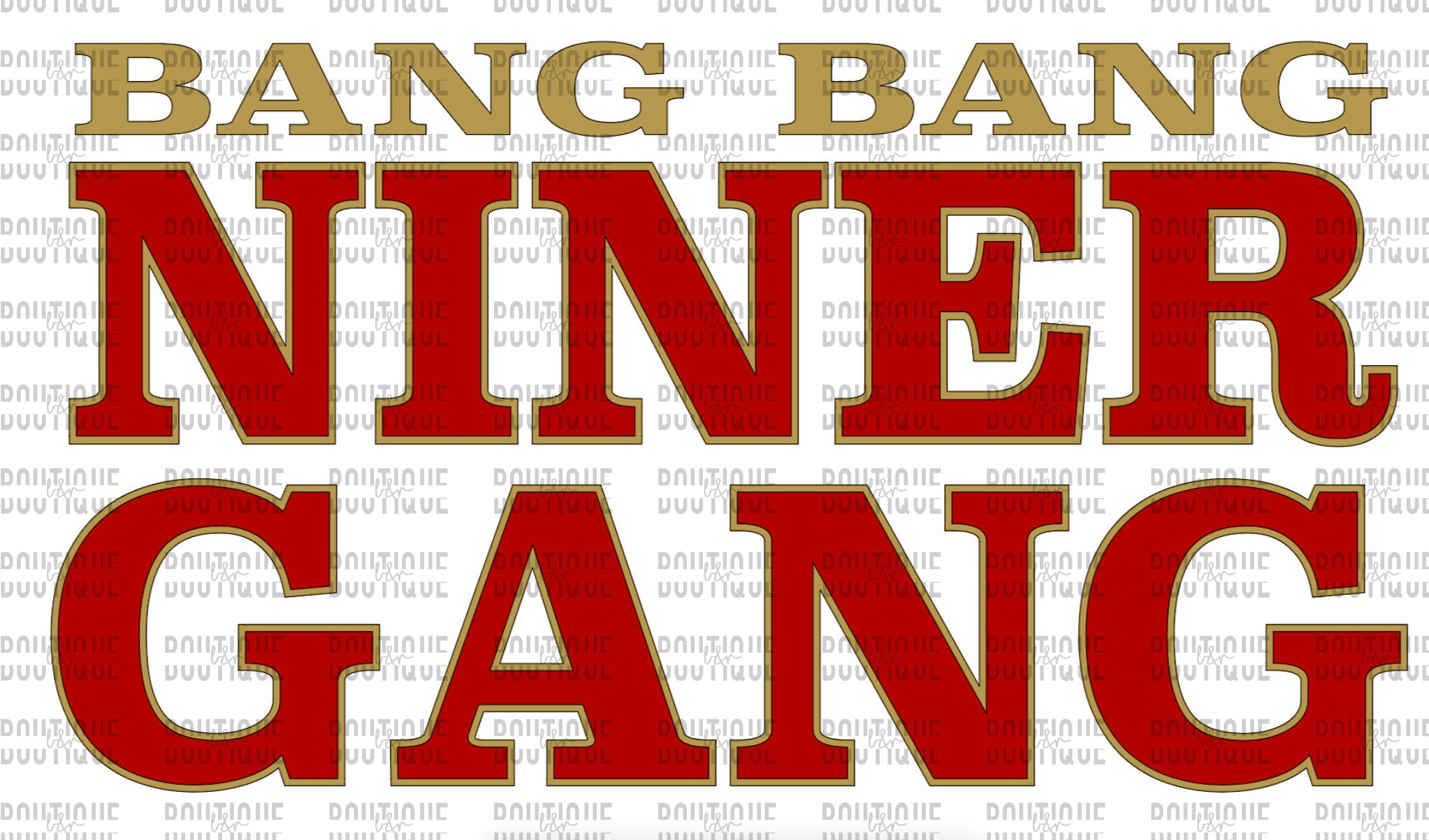 49ers BANG BANG NINER GANG Mug  Color-Changing 49ers Mug –