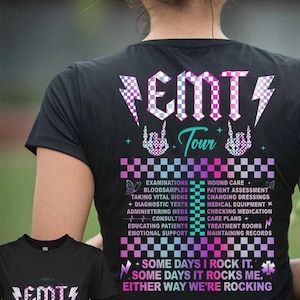 EMT-t-shirt, EMT-hoodie, cadeau voor mijn liefde – EMS Pride-kleding, kleurrijk cadeau paramedicus, sweatshirt voor spoedeisende medische technicus