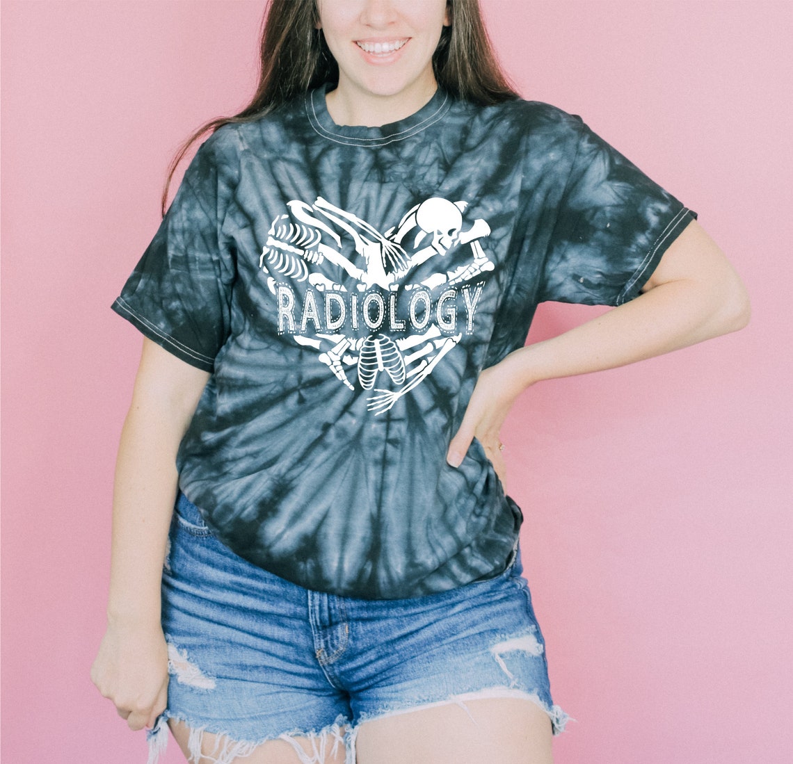 Tie Dye Heart Radiology Shirt Radiology Shirt Radiologist Etsy