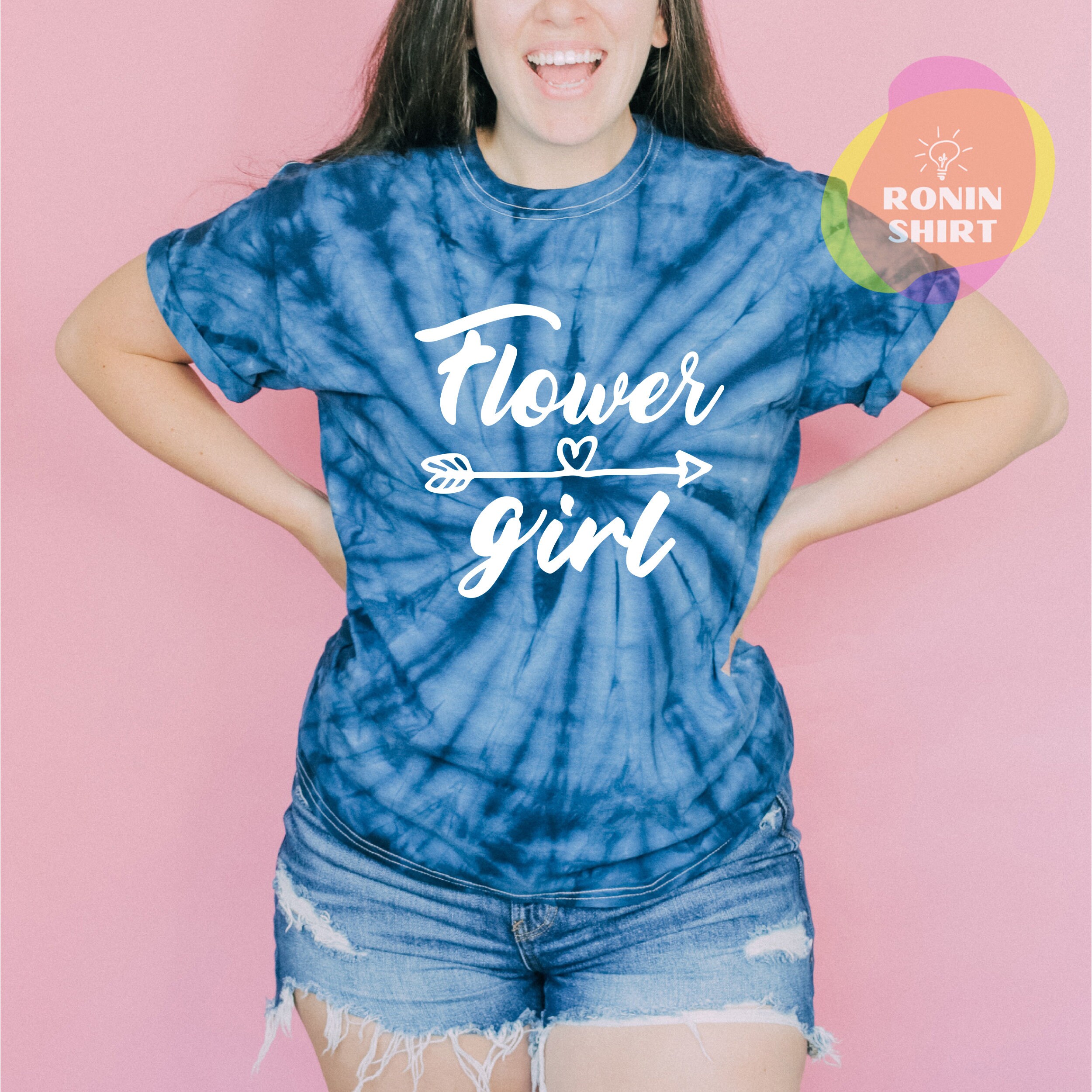 how to make a tie dye flower shirt