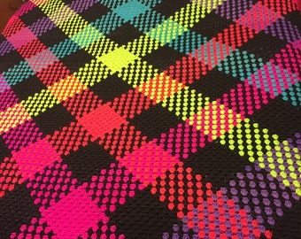 Neon Crochet Blanket (Queen)