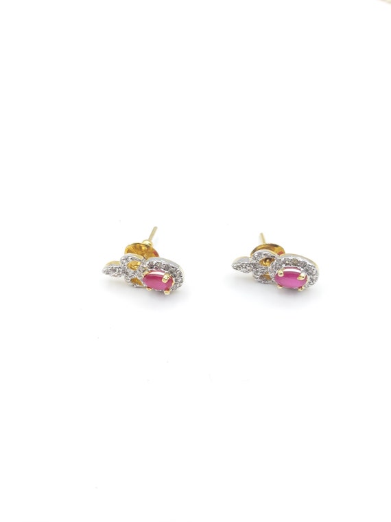 Elegant authentic ruby and pearl set - image 3