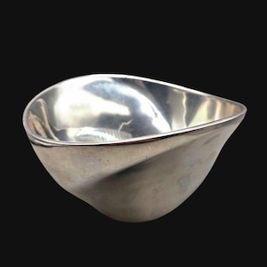 Nambe' Large Twist Bowl #736 Designed by Fred Bould 2003 - Etsy
