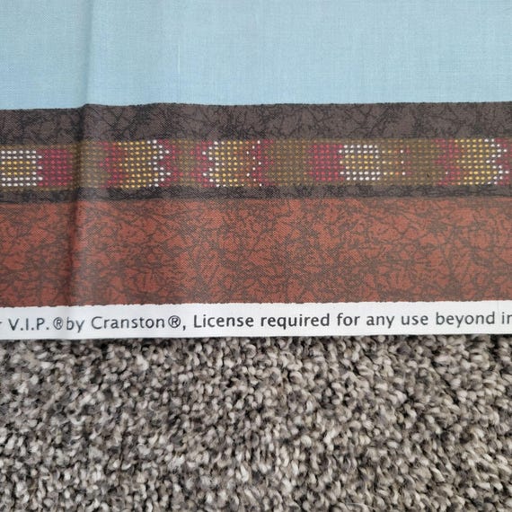 Native American-themed Fabric Panel Jim Hautman Art by Cranston 35