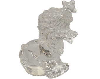 Princess House Crystal Treasures Lester Lion Figurine Rocking King of the Jungle