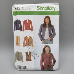 Simplicity 4953 Womens Jacket Sewing Pattern Size 6-12