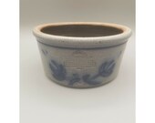 Rowe Pottery Works Salt Glaze Crock Bowl Limited Edition Historical American