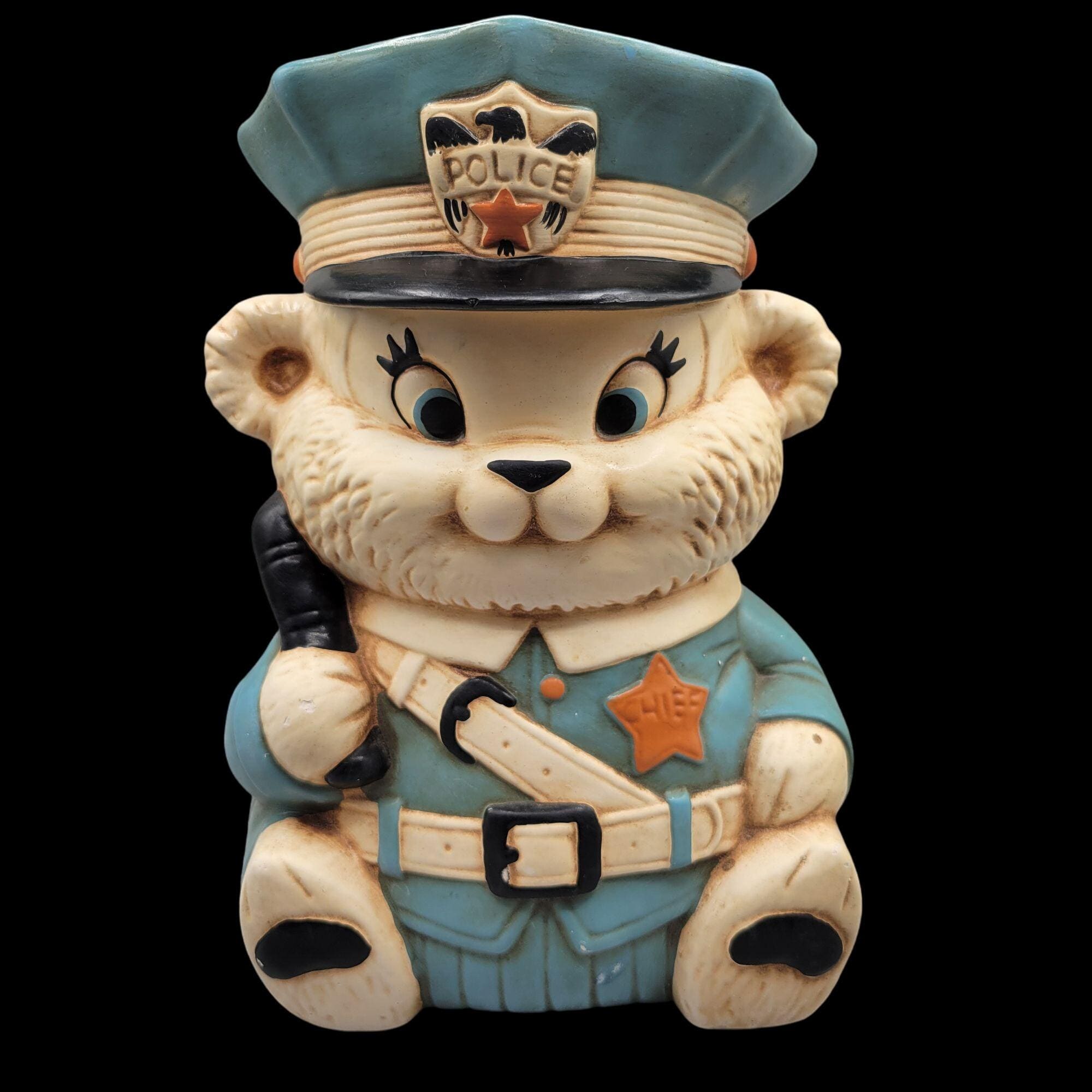 Vintage Sheriff Cookie Jar - Etsy