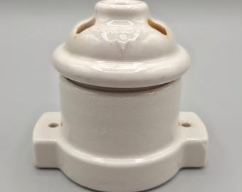 1920s GECO Beehive Porcelain Electric Insulator 25A125/250V Model 8299-1