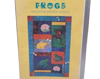 Critters in a Hurry Frogs Quilt Pattern Machine Applique Jessica Schmehl CH0194