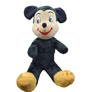 Vintage Walt Disney Productions Mickey Mouse Plush 23&quot; Tall Stuffed Toy