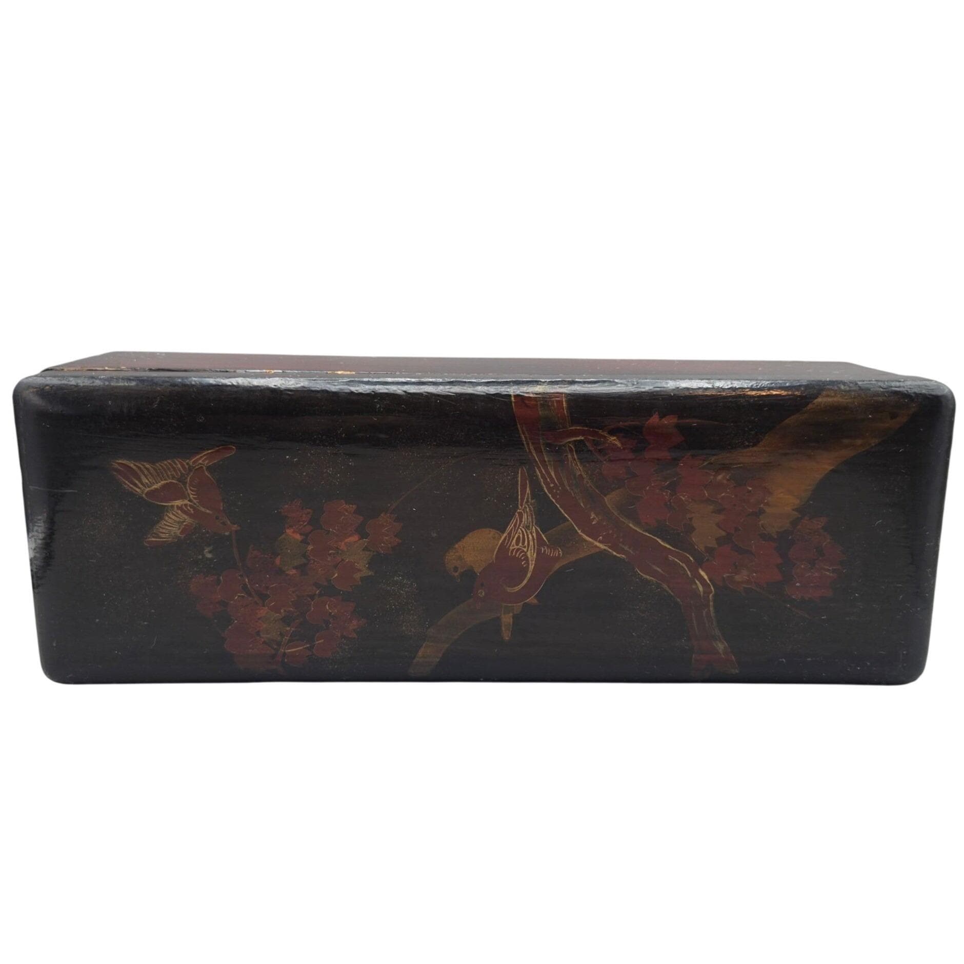 Japanese Bird Lacquer Box - Etsy