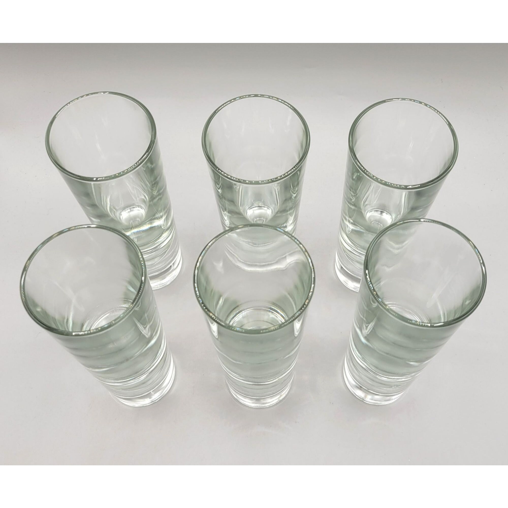 Carlo Moretti Italian Glasses Bullet Design Clear Highball Barware