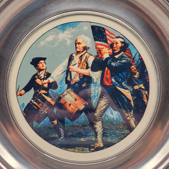 BWP Wilton Columbia Co. PA 12 Pewter 1776-1976 Bicentennial Plate United  States - Etsy