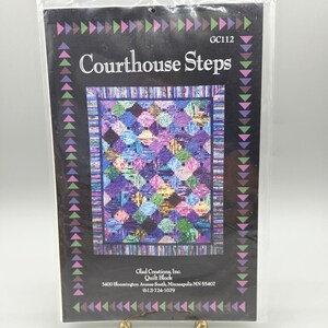 Courthouse Steps Quilt Pattern By Glad Creations Inc Finished Quilt Size 68 X 86