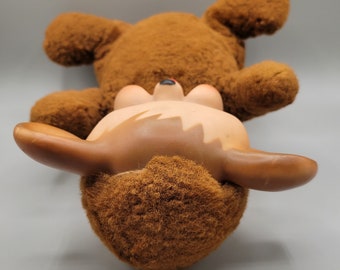 Knickerbocker Pouting Bear Vinyl Face Bear Pouty Bear Plush