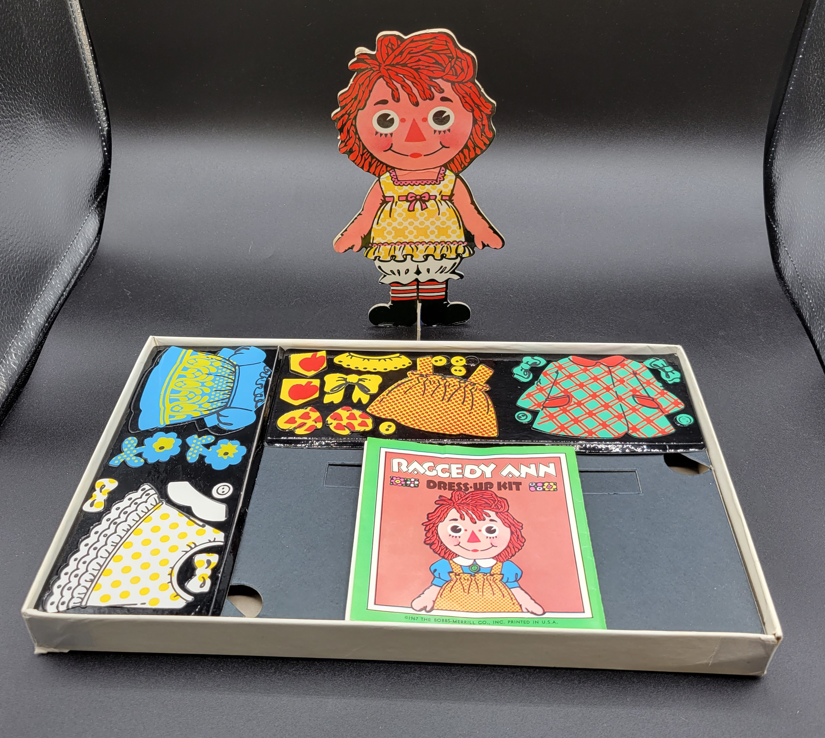 Raggedy Ann Colorforms Toy Dress up Kit 1967 Made by the Etsy