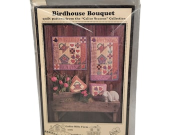 Modèle de courtepointe bouquet de nichoir Calico Seasons Collection Calico Farms