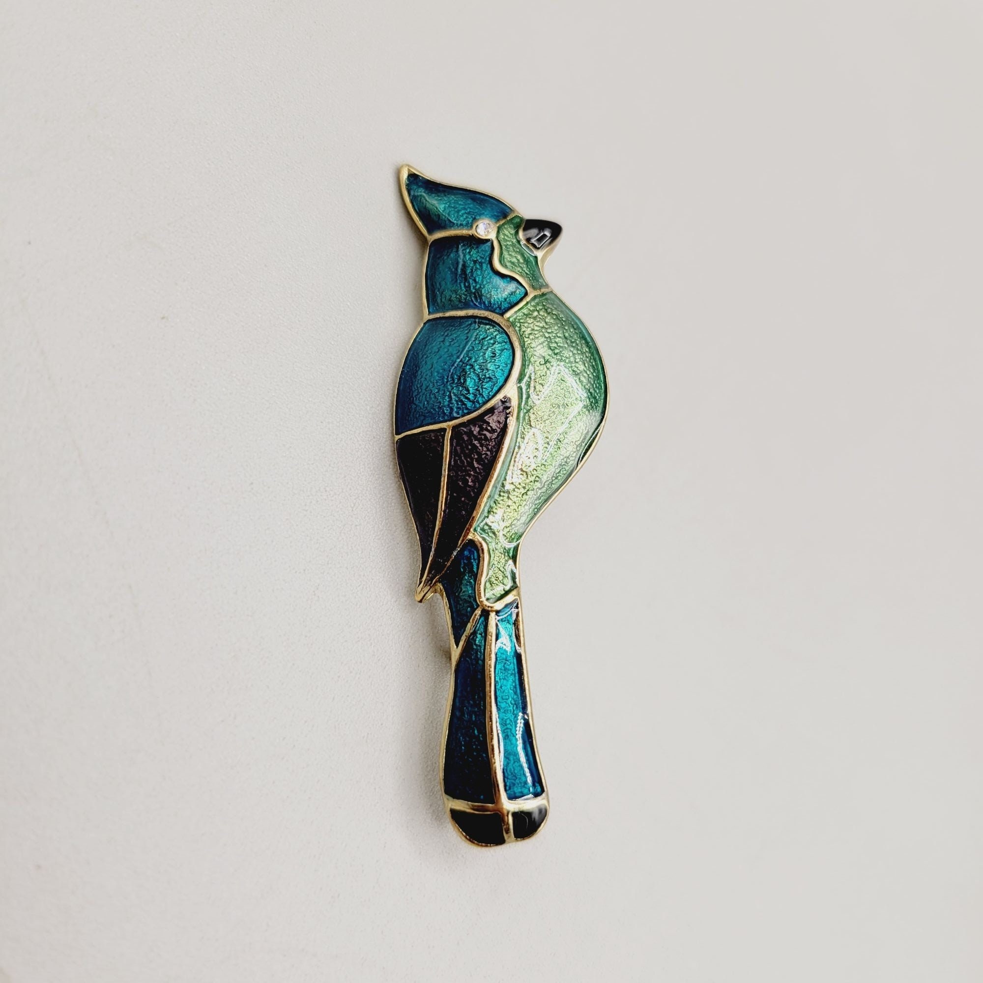 Spilla In Smalto Duro Con Uccello Segretario: Spilla Art - Foto 11