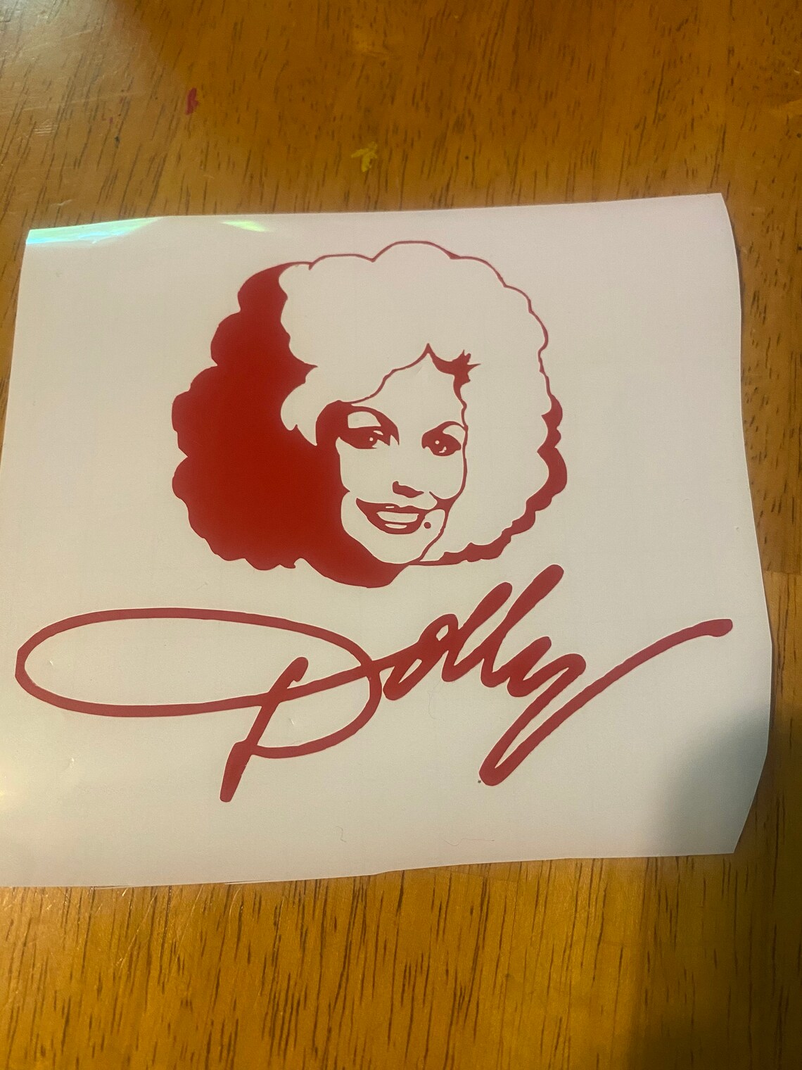 Dolly Decal Etsy
