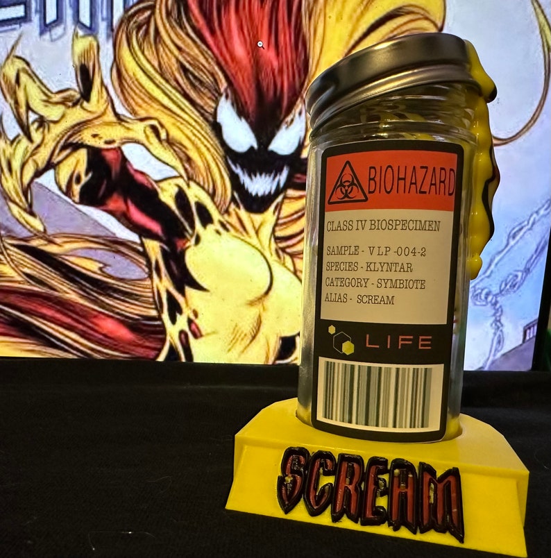 Scream Symbiote Sample - Etsy