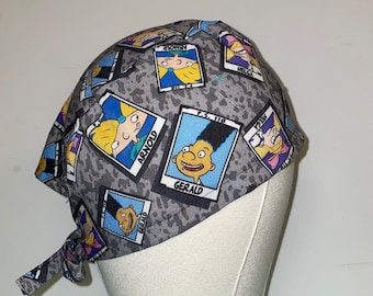 90er Jahre Nurse Bonnet, Hey Arnold OP-Kappe, chirurgische Kappe, OP-Kappe, Nicktoons Nurse Bonnet, Nicktoons Nurse Bonnet, chirurgische Kappe, Chemische Kappe, Chemische Reinigung