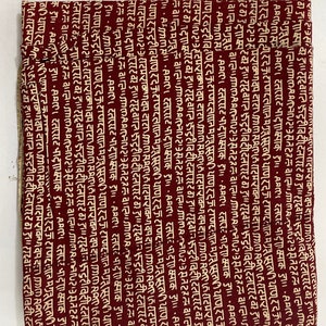 Impression de bloc indien, coton indien, impression estampée à la main, tissu indien, tissu d'impression de bloc de paix, tissu de couture et de courtepointe