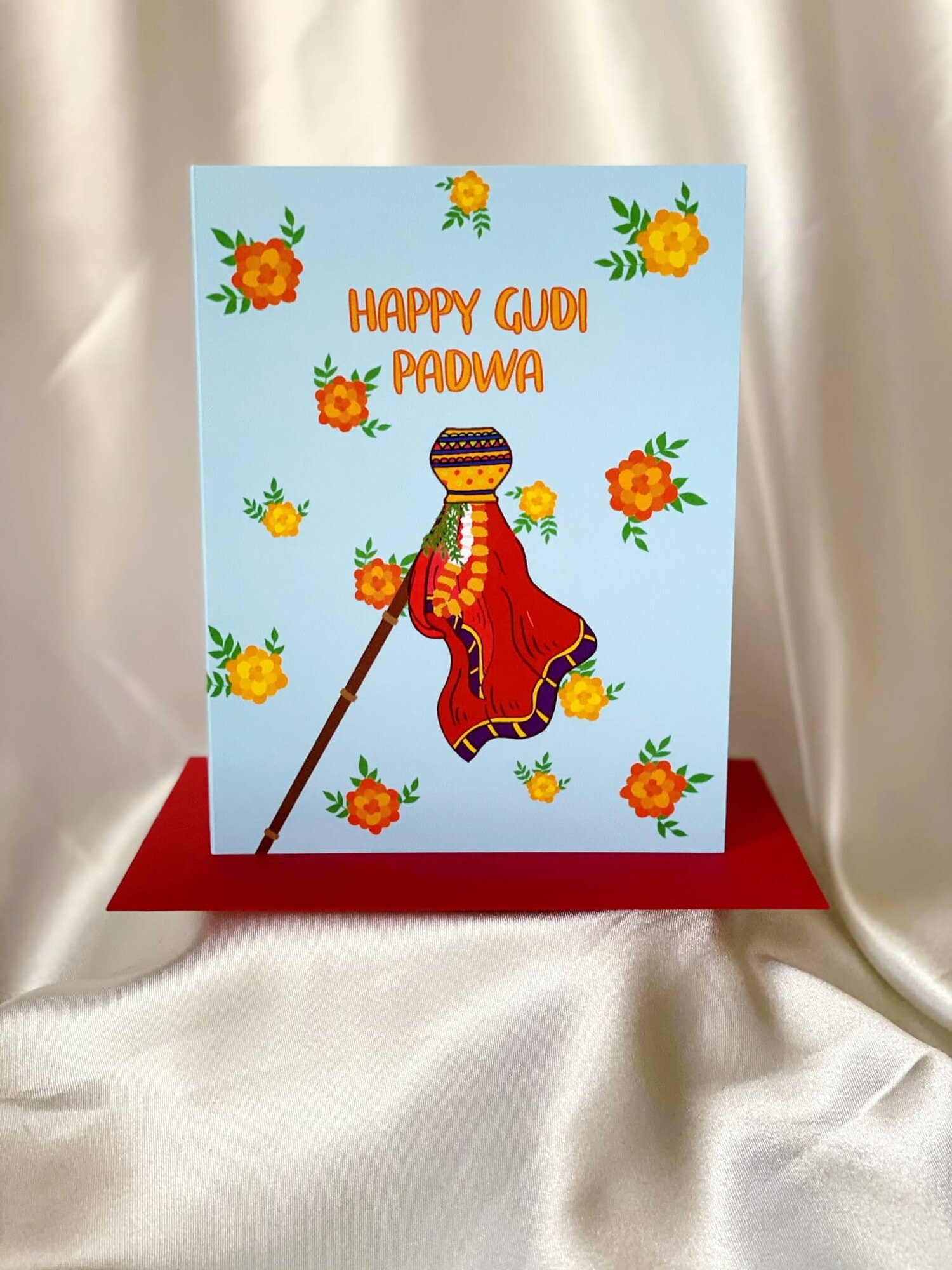 Gudi Padwa Greeting Cards Marathi Hindu Hindu Gifts Etsy UK