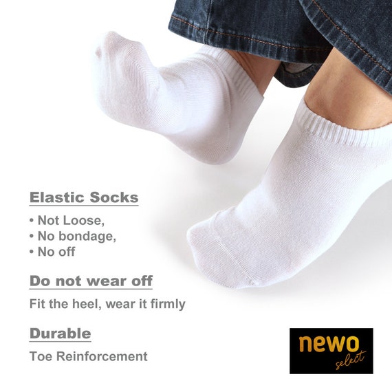 Seamless Ankle Socks – Turkish Cotton Low-cut, 12 Pairs With