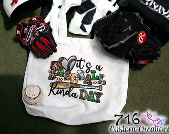 Reusable Personalized Baseball Bag, Baseball Tote Bag, Game Day Gifts, Baseball Lover Tote Bag, Reusable Sport Tote Bag, Gift for Summer