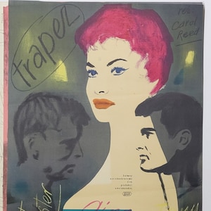 Trapeze | Trapezoid | Original Polish Poster &#39;1956