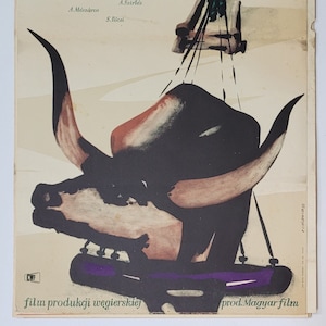 Zanim Simon ujrzal swiat / Cartel original polaco Cieslewicz arte! '1955