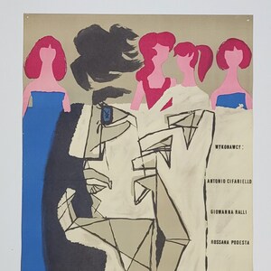 The Girls of San Frediano | Girls of Florence | Original Polish Poster Mroszczak art! &#39;1958