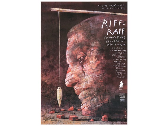 Riff-raff Original Polish Movie Poster '94 Sadowski | Etsy
