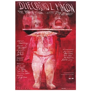THE BABY OF Macon Original Polish Movie Poster &#39;93 Sadowski artwork!
