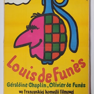 Perched on a Tree/ Sur un arbre perche/ Zawieszeni na drzewie Original Polish Movie Poster Flisak art! &#39;1973