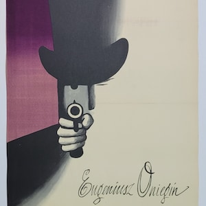 Eugene Onegin | Original Polish Poster Fangor art! &#39;1960