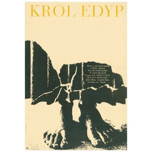 Edipo re | Oedipus the King | Original Polish Poster &#39;69 Zelek artwork!