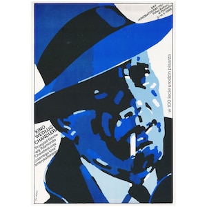 Cinema according to Chandler Original Polish Poster &#39;88 Swierz artwork!