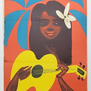 Tahiti | Original Polish movie poster Gorka art! &#39;1958