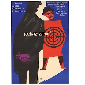 Orders to kill Original Polish Movie Poster &#39;1959 Jerzy Cherka art!