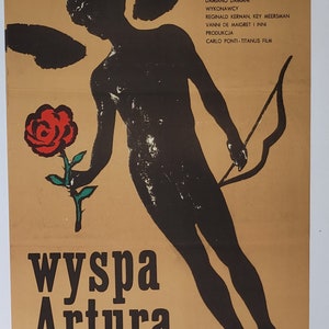 ARTHUR&#39;S ISLAND Original Polish Poster 1965